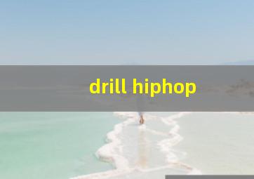 drill hiphop